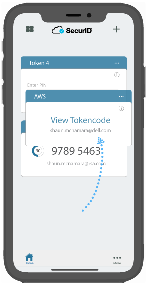 Moving AWS card to a different position through long touch and dragging